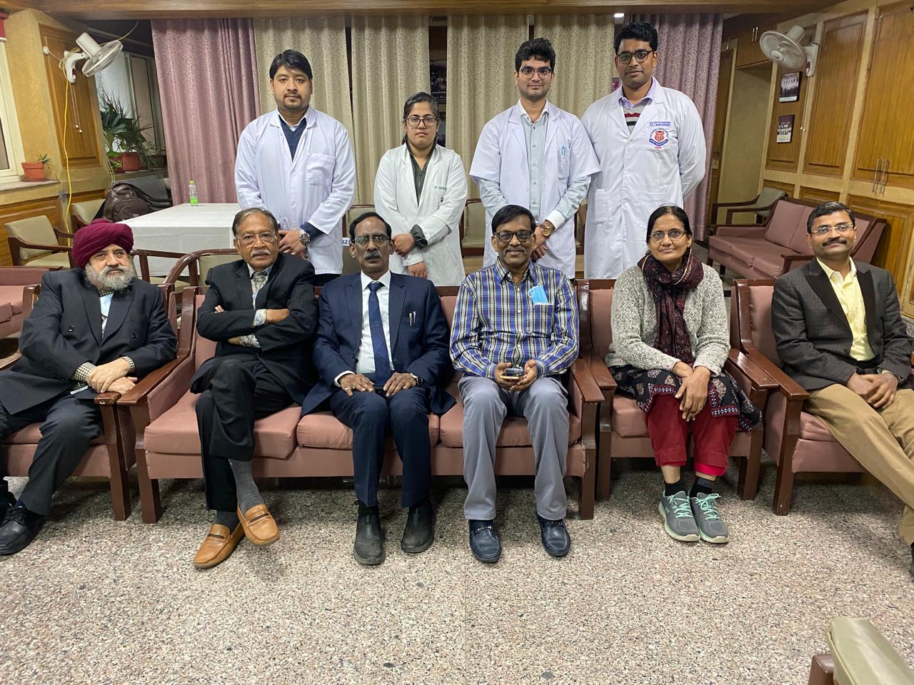 Team at medical conference