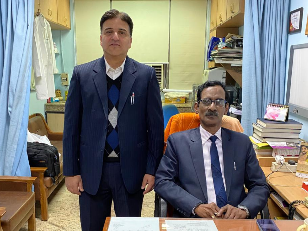 Training session with students